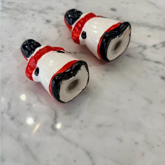 EXCELLENT Black Americana Aunt Jemima Antique Ceramic Salt & Pepper Shakers Set - Picture 5 of 6